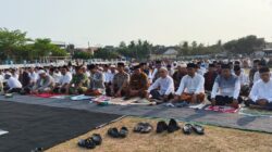 Polres Dompu Hadiri Sholat Istisqo, Ikhtiar Bersama Memohon Turunnya Hujan