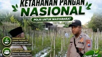 Polri Dukung Astacita, Polsek Rengel Polresta Tuban Turun Cek Tanaman Warga di Desa Sawahan